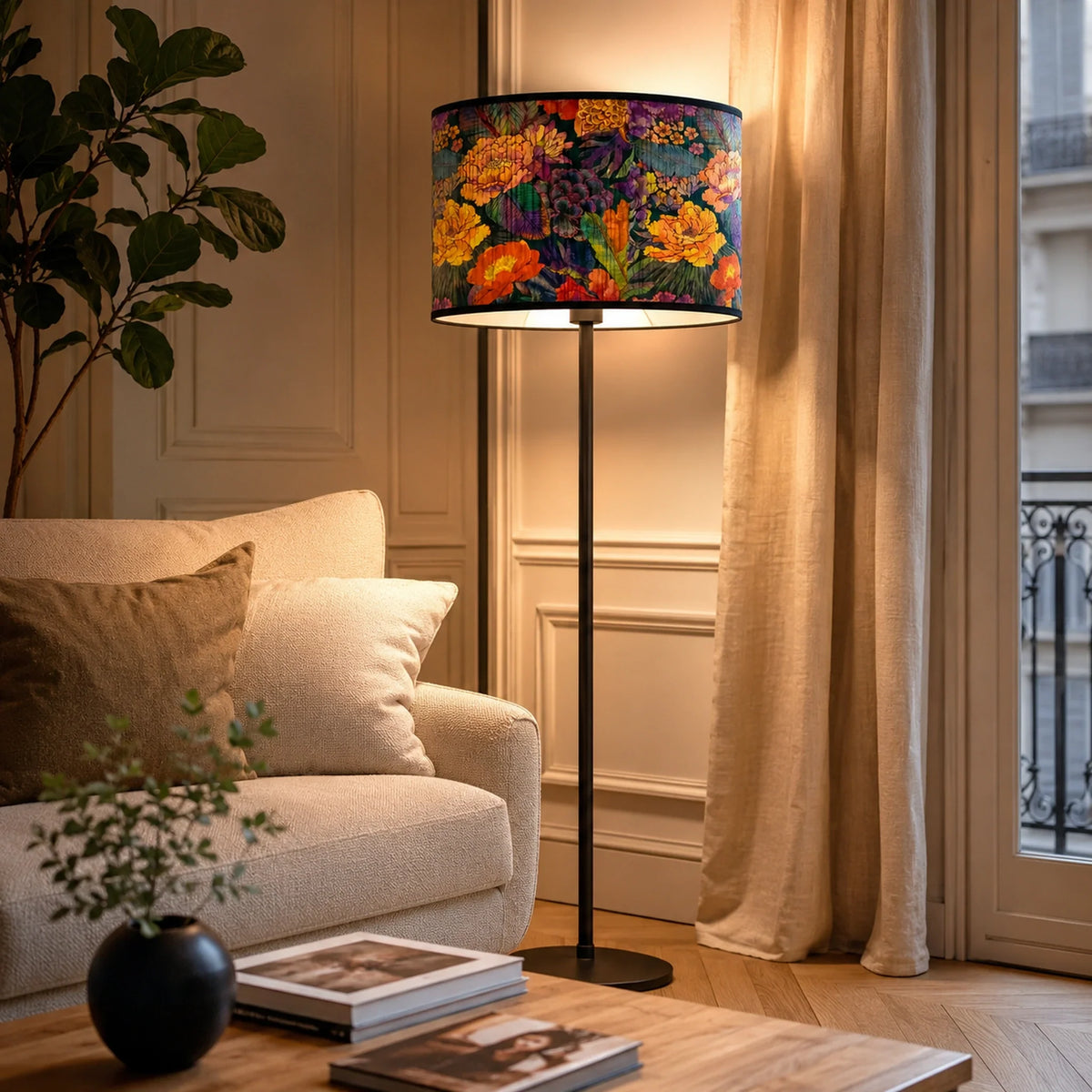 Abat jour lampe sur pied Image