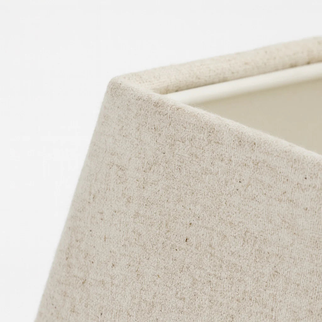 Abat-jour pyramide en lin beige Univers abat jour