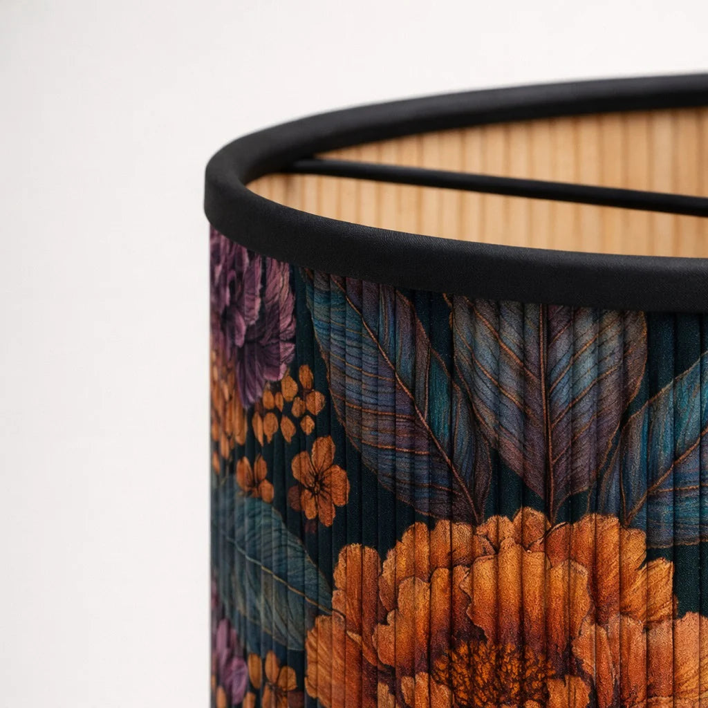 Abat jour tambour - Floraison Nocturne Univers abat jour