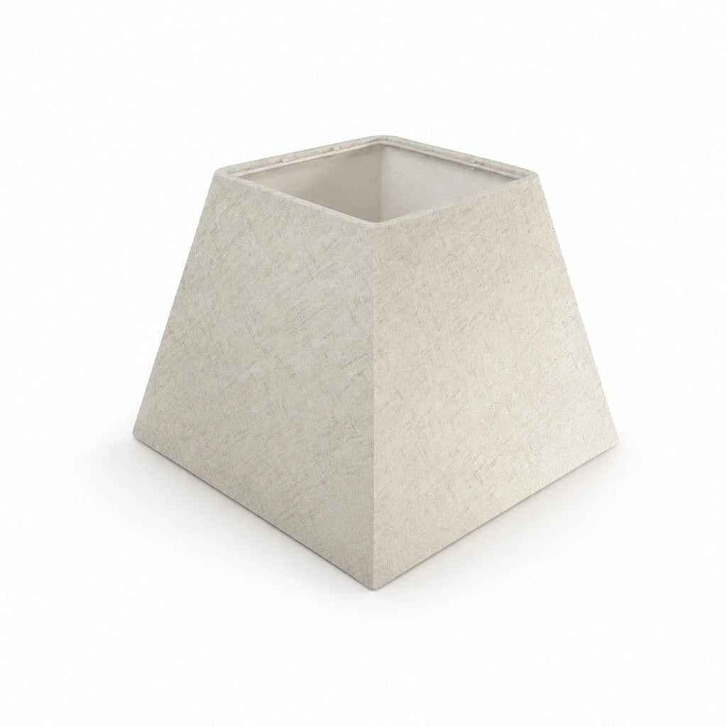 Abat-jour pyramide en lin beige Univers abat jour