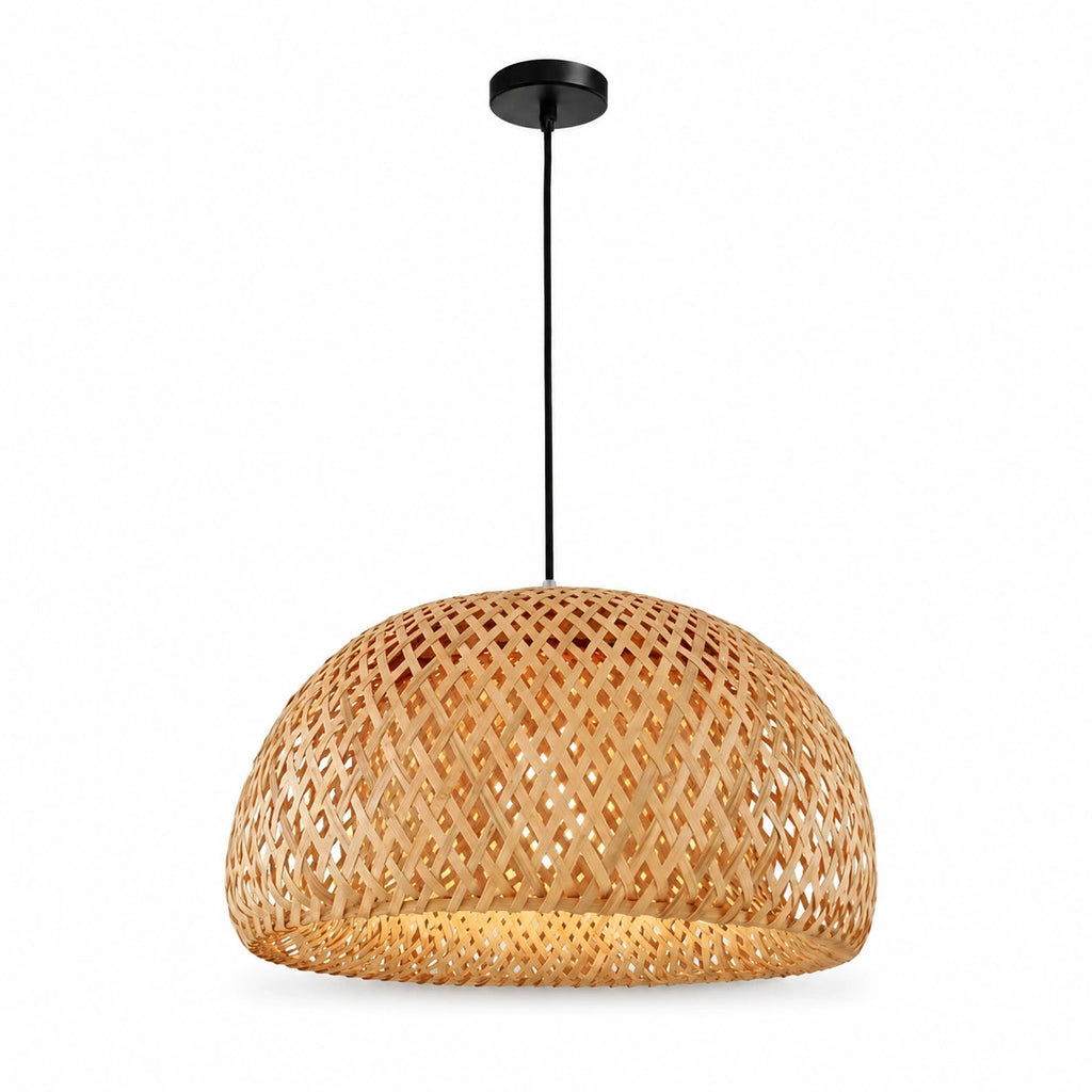 Abat-jour suspension rotin - Natura Dome Univers abat jour