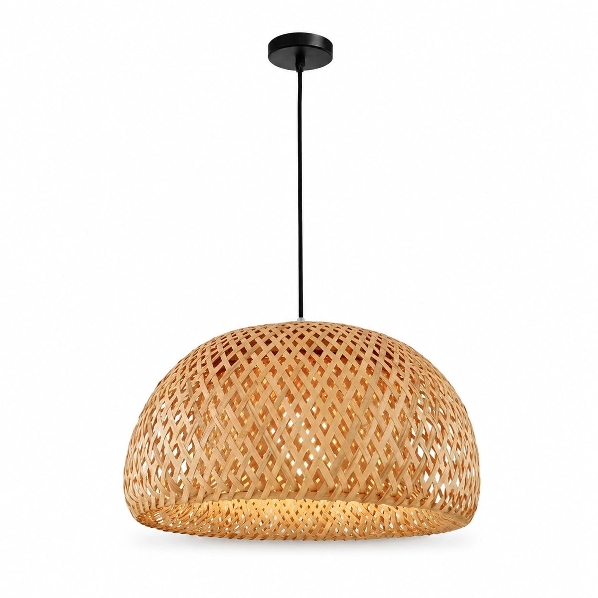 Abat-jour suspension rotin - Natura Dome Univers abat jour