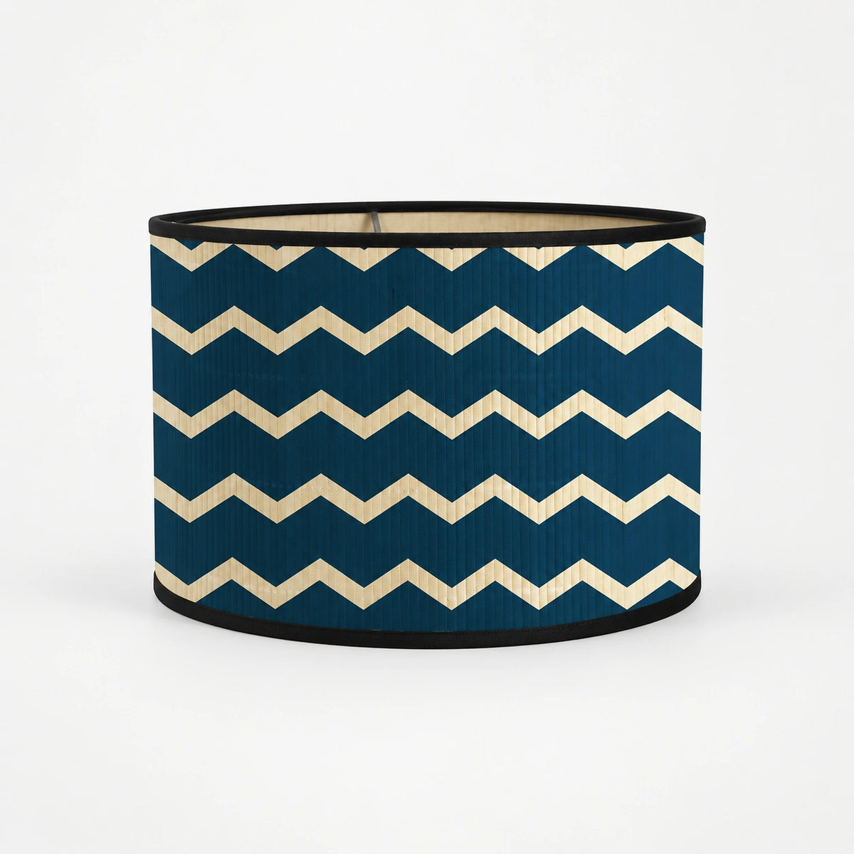 Abat-jour tambour bambou bleu - Azura