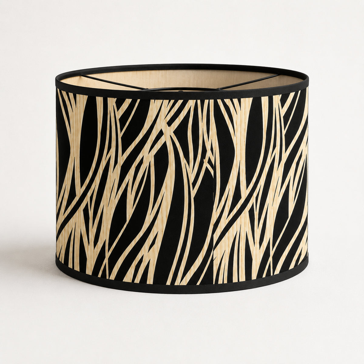 Abat-jour tambour en bambou - Savana