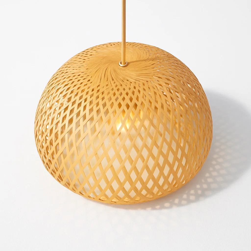 Abat-jour suspension rotin - Natura Dome Univers abat jour