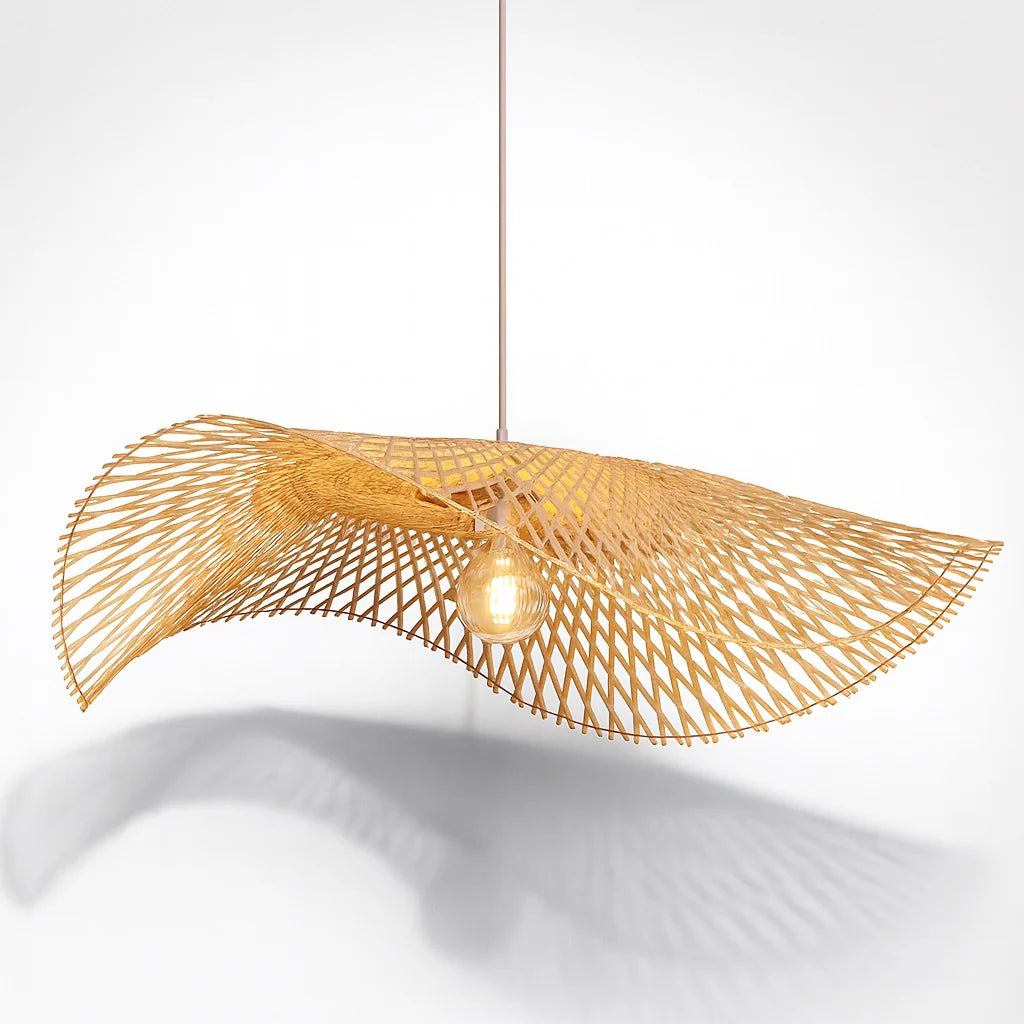 Abat-jour suspension rotin - Palma
