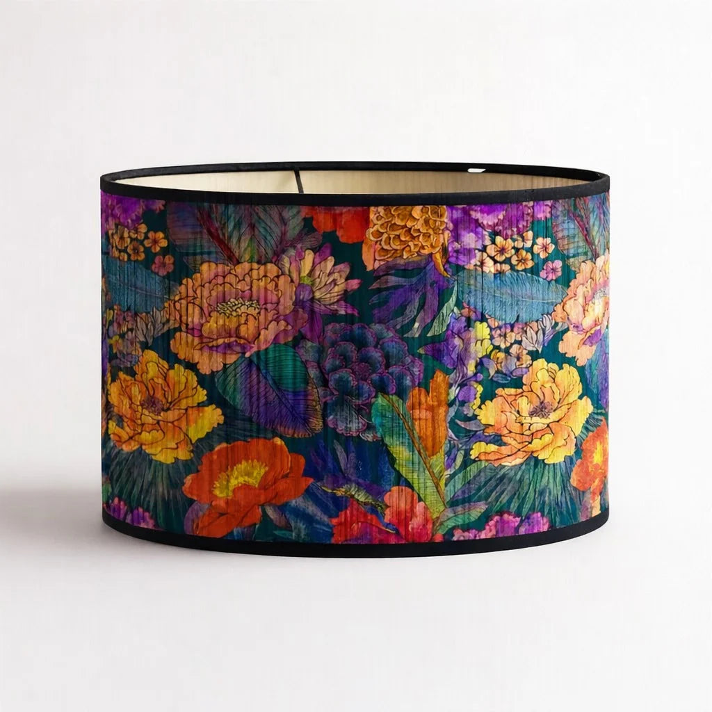 Abat jour tambour - Floraison Nocturne Univers abat jour