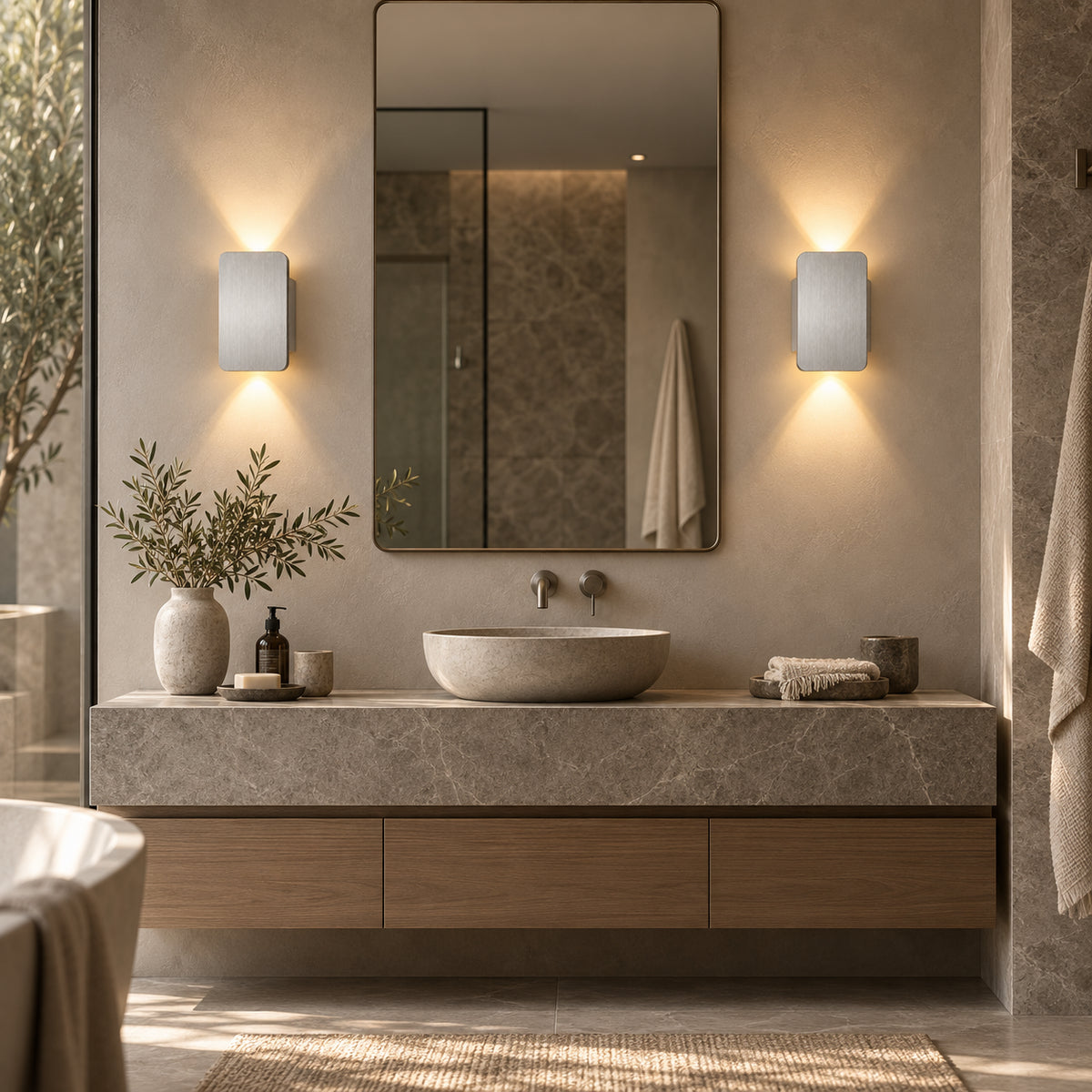 Applique Murale Aluminium LED - Halo