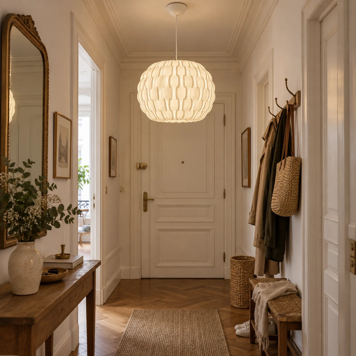 Abat-jour suspension design - Alvéa